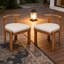 Chaise en bois sans accoudoirs