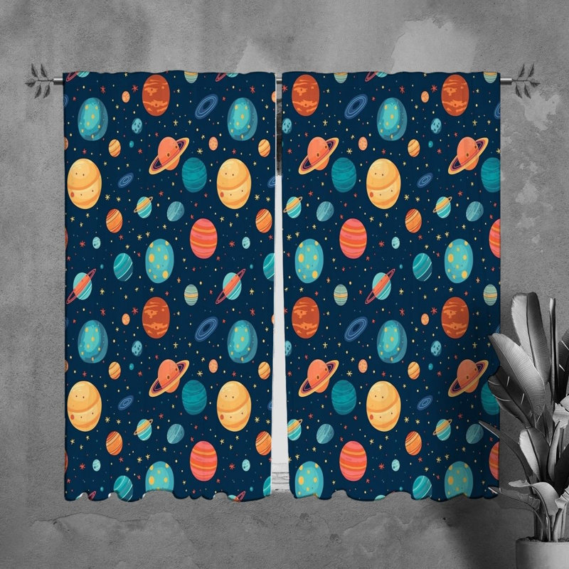 Paire de rideaux obscurcissant en polyester Micsunel, L 40 po x L 82 po