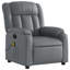 Fauteuil de massage inclinable, réglable, en cuir-269357613