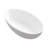 67" Solid Surface Deep Soaking Bathtub