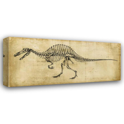Red Barrel Studio® Harper, Ethan Gallery Wrapped Canvas Art Titled: Spinosaurus Study