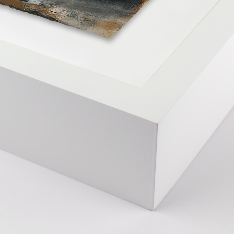 The Luxury of Time Painting by Melanie Biehle, White Maple Paper Single Picture Framed, 40" H x 34.5" W