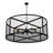 12 - Light Textured Black Sputnik Pendant