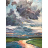 Thundersky By John Beard - Artist Enhanced Canvas Print Print by John Beard