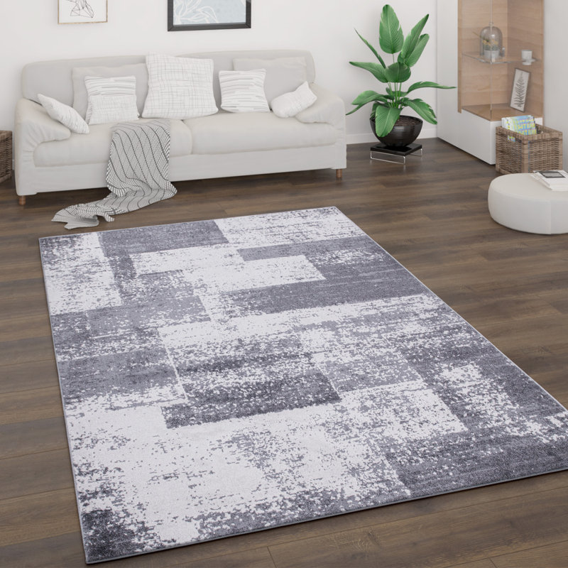 Baroda Abstract Shag Area Rug, Rectangle 60 x 100cm