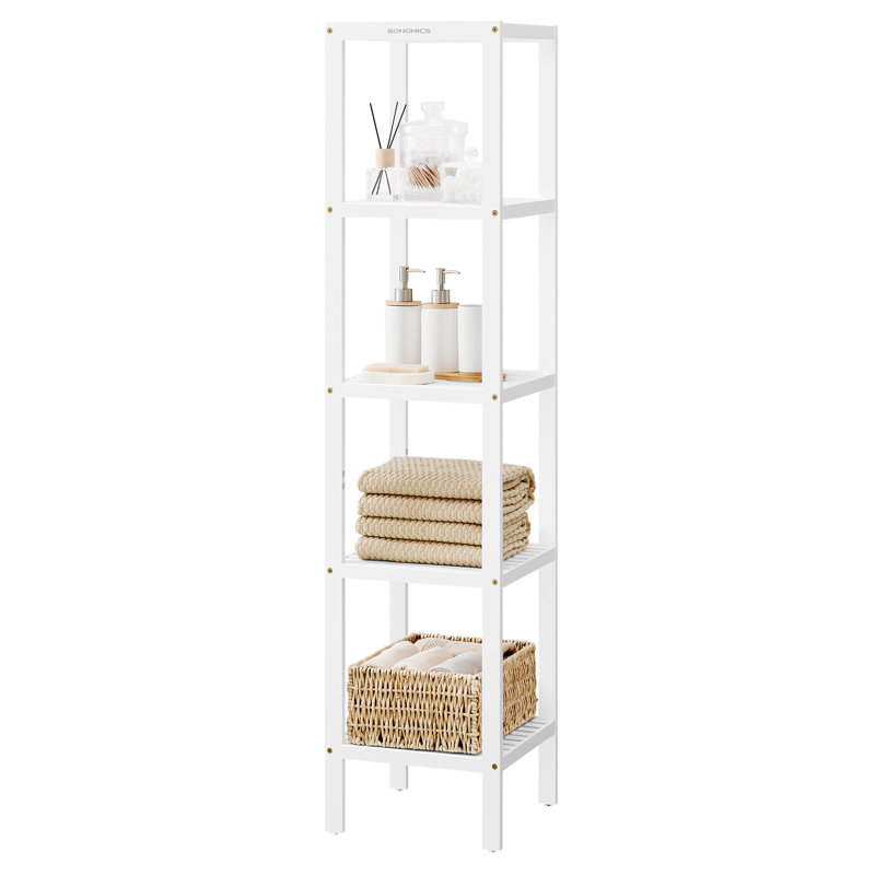 Rovnak 33cm W Steel Shelving Unit, White