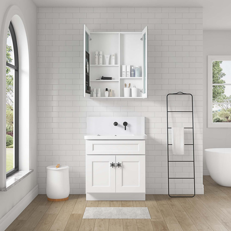 Armoire à pharmacie Fashion - Miroir pour salle de bain, 30''