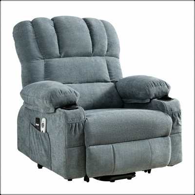 Fauteuil de massage électrique Power Lift avec chauffage, vibration et USB, idéal pour le confort et la détente des personnes âgées