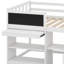 Lit mezzanine bas avec bureau roulant-1181305252