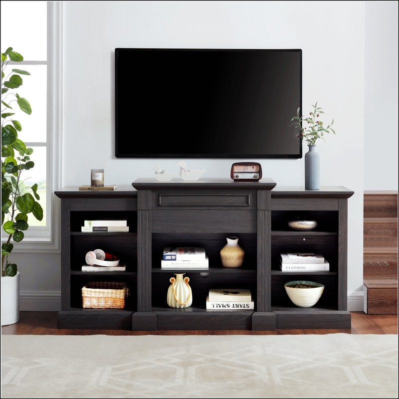 Versatile Media Console Table With Ample Storage Cabinet, Suitable For Multiple Purposes And Modern Entertainment Needs, Grey