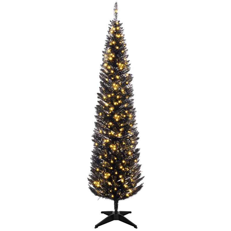 7Ft Pencil Christmas Tree ,Black