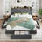 Modern Upholstered Bed With Charging Station & Storage Drawers, Velvet Wingback Headboard,Queen/Full/King Size-2091463790-2091463781