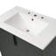 Meuble-lavabo 30 po avec lavabo en céramique et tiroirs pleine extension-385453272