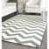 Teresita Hand Tufted Wool Chevron Rug
