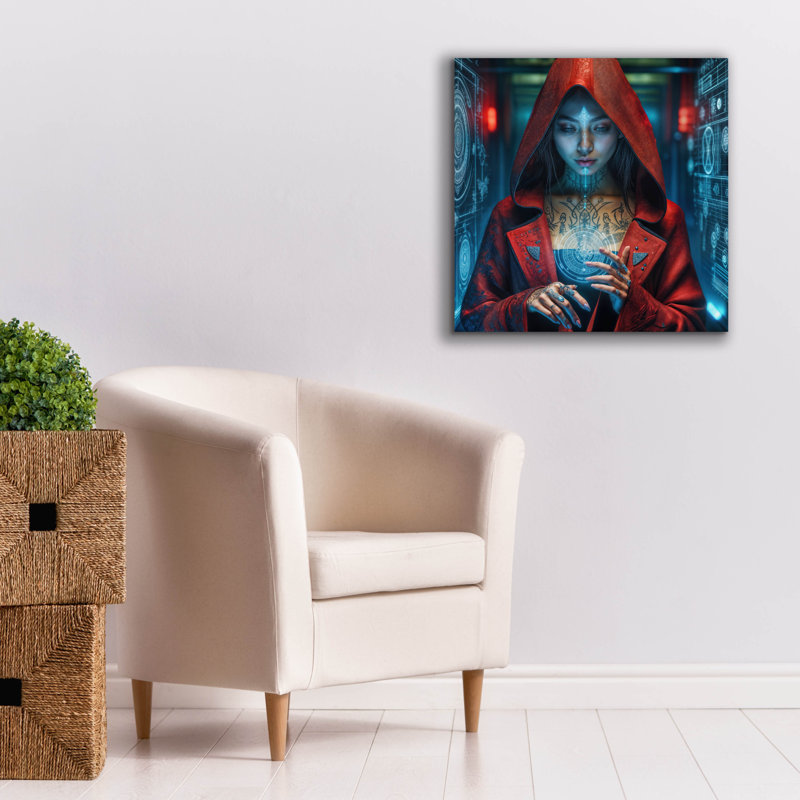  «Calling Home 4» par Rey Klimt, art mural sur toile, 26 po x 26 po, H 26 po x l 26 po
