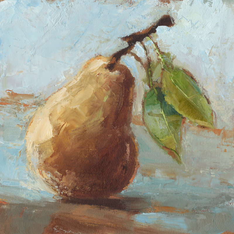 Impressionist Fruit Study II par Ethan Harper - reproduction d'art sur toile tendue, H 12 po x l 12 po x P 1,25 po