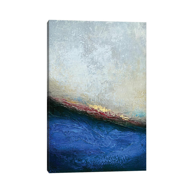 Slate Wave - Print on Canvas, Wrapped Canvas, 30.48 cm H x 45.72 cm W