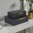 Lusan Rectangular Decorative Box Set - Black Faux Shagreen-1693151750