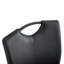Ensemble de 2 chaises noires en polyuréthane