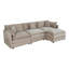Canapé-lit en chenille moderne avec repose-pieds-1076184509-1076184504