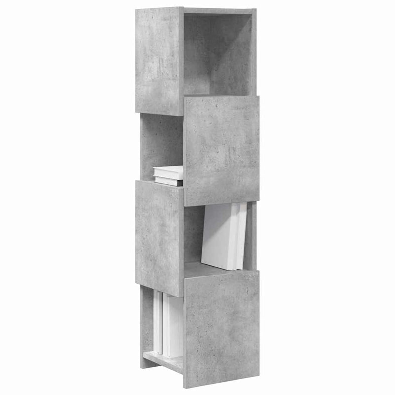 Corner Accent Chest, Concrete Grey, 102cm H x 25.5cm W x 25cm D