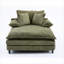 Chaise longue surdimensionnée ajustable xpiyaer, canapé-lit de loisirs, velours côtelé vert riche, dossier à quatre vitesses, largeur de 54,75 pouces-1202414822