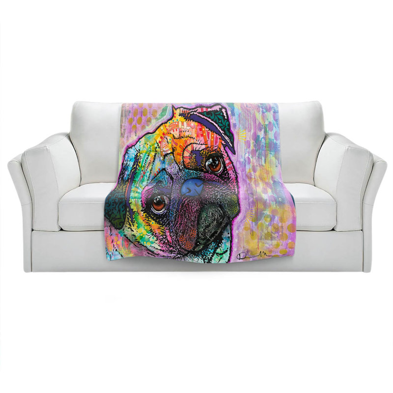 Hand Woven Throw Blanket, 68" x 80"
