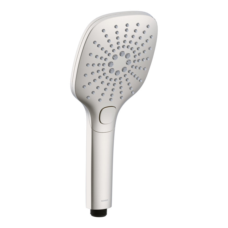 Soft Square 3 Function Handshower 1.75gpm, Brushed Nickel