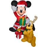 Airblown-Hanging Mickey And Pluto-Disney Inflatable