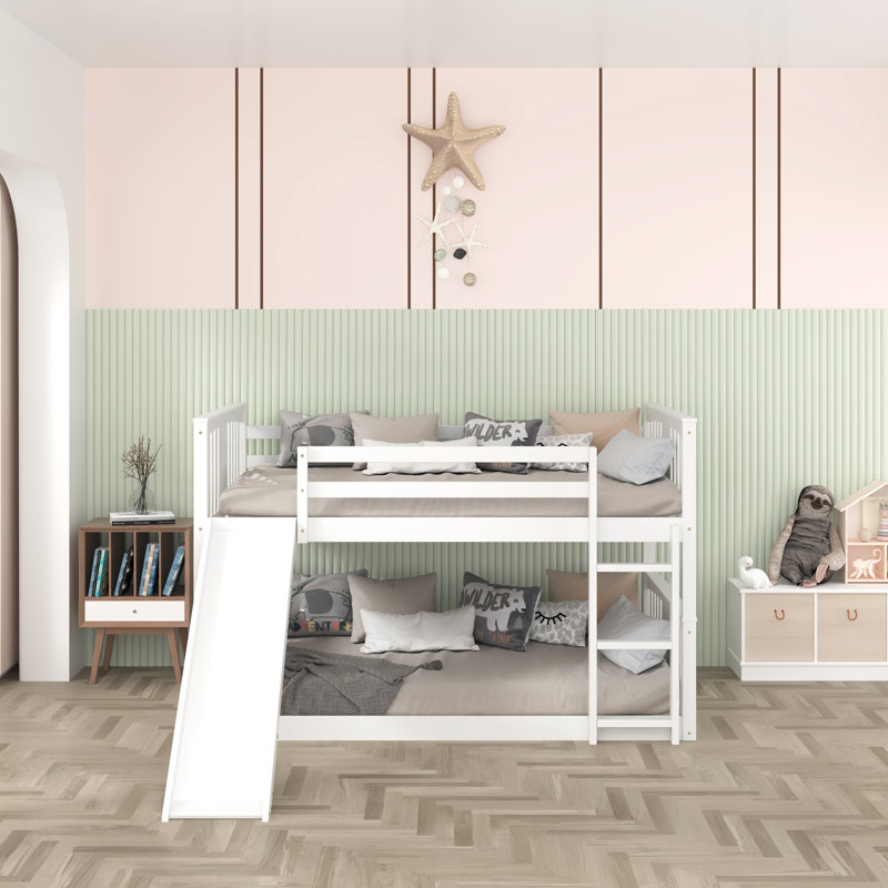 Lit superposé triple Gelena par Harriet Bee, Blanc, Double