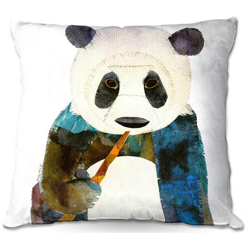  Coussin Couch Panda, 16 po x 16 po