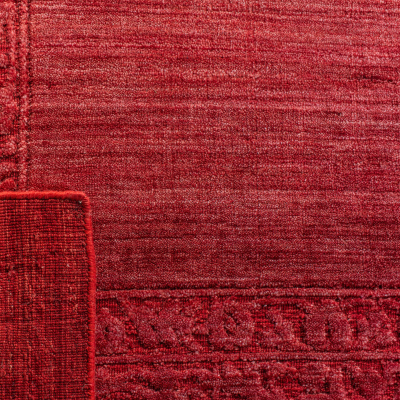 Mirage Hand Loomed Viscose/Cotton Oriental Rug in Red, Rectangle 9' x 12'