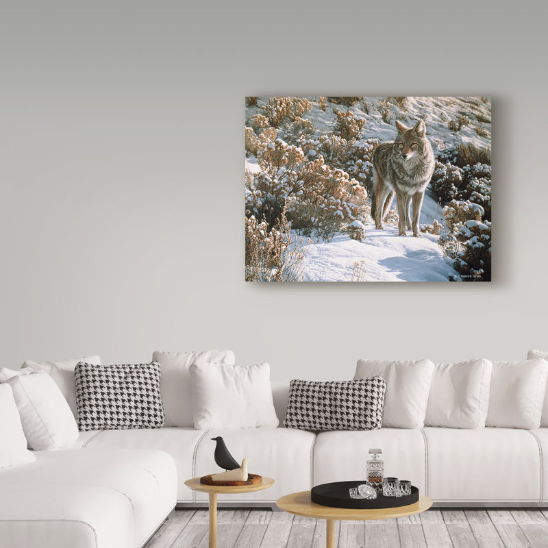«Etelca Winter Sage Coyote», impression sur toile tendue, H 14 po x l 19 po x P 2 po