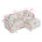 Modern Chenille Loveseat Sofa Couch With Ottoman-506217864-506217865