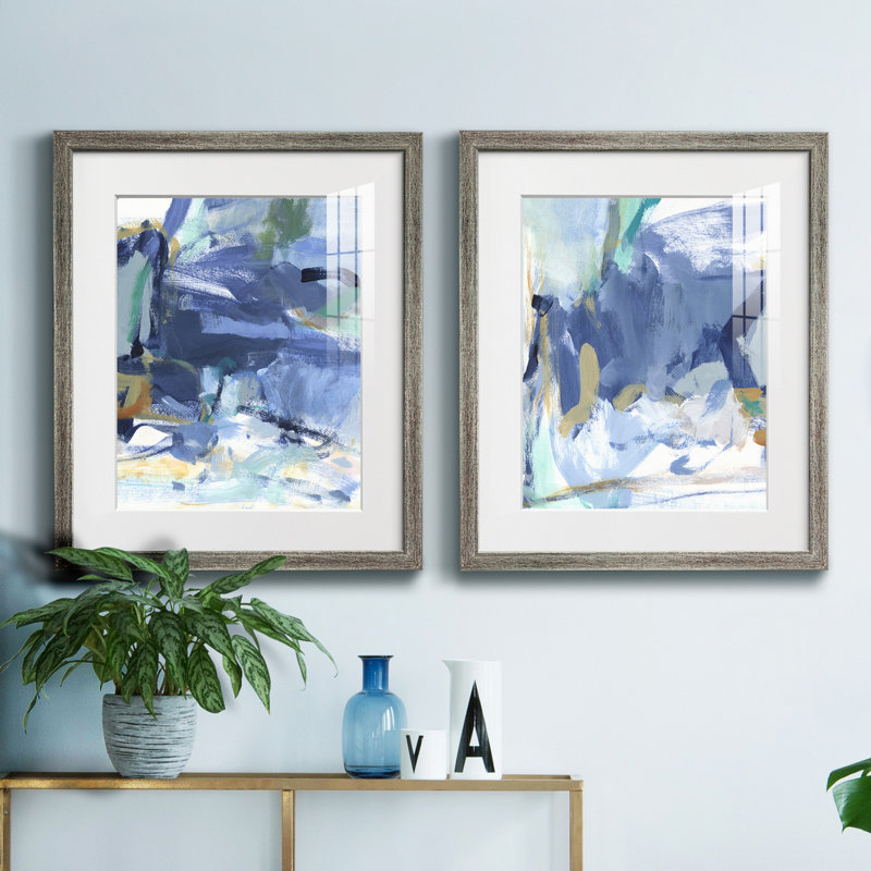 Blue Room I, reproduction encadrée de qualité supérieure - prête à être accrochée