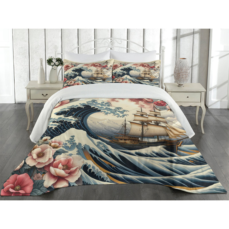 Polyester Coverlet, Queen Coverlet + 2 Standard Shams