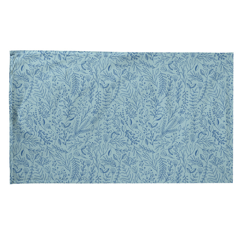 Tea Towel Kitchen Towel, Cotton Twill, Blue