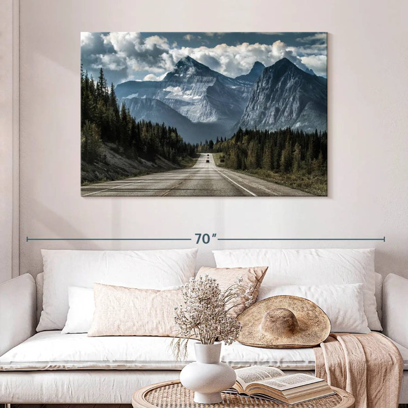 Scène de montagne Mehar Banff, H 32 po x l 48 po