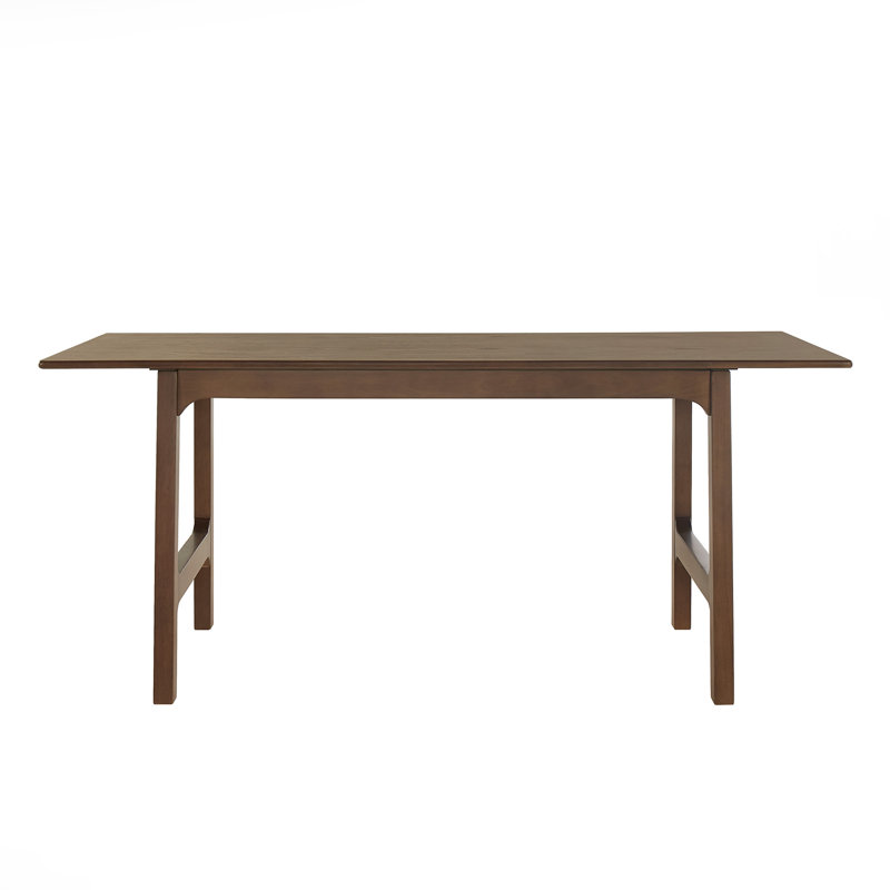 Modern Scandinavian 71" Dining Table, Walnut