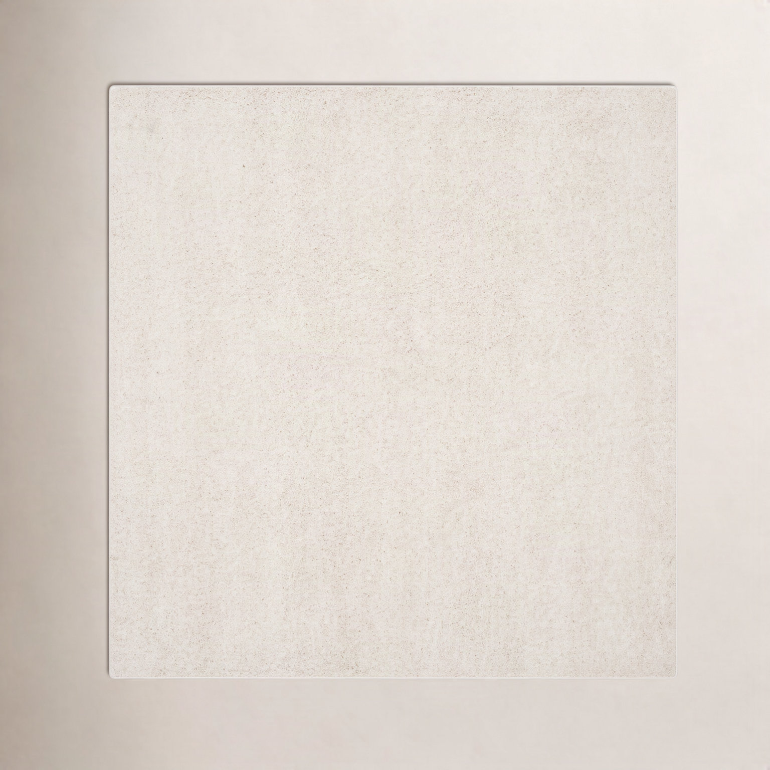 Ivory Shag Rug, Square 7'