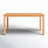 Aliyaan Rectangular Eucalyptus Solid Wood Outdoor Dining Table Yes , 59 " W 32.5 " D