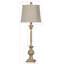 Kensley gold / cream patinated lamp