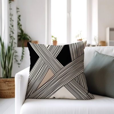 Coussin décoratif réversible intérieur / extérieur Cassie