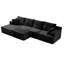 Canapé surdimensionné sans nuage 131 po avec 2 repose-pieds Cloud-976376389