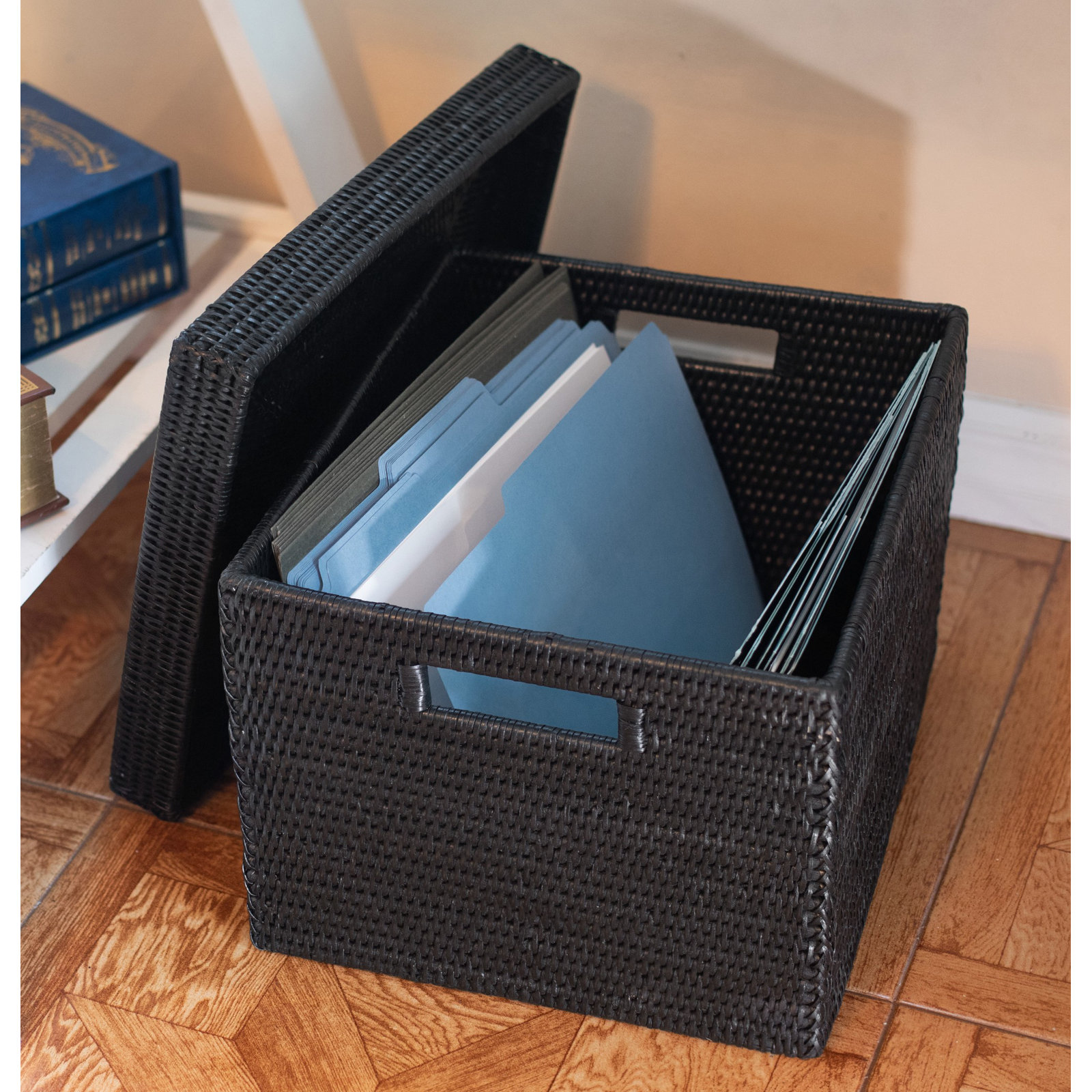 Rattan Basket, Espresso