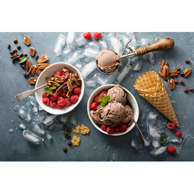 «Chocolate Ice Cream» par Veselovaelena - photographie sur toile tendue