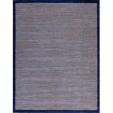 Textures Hand Knotted Wool Area Rug in Gray