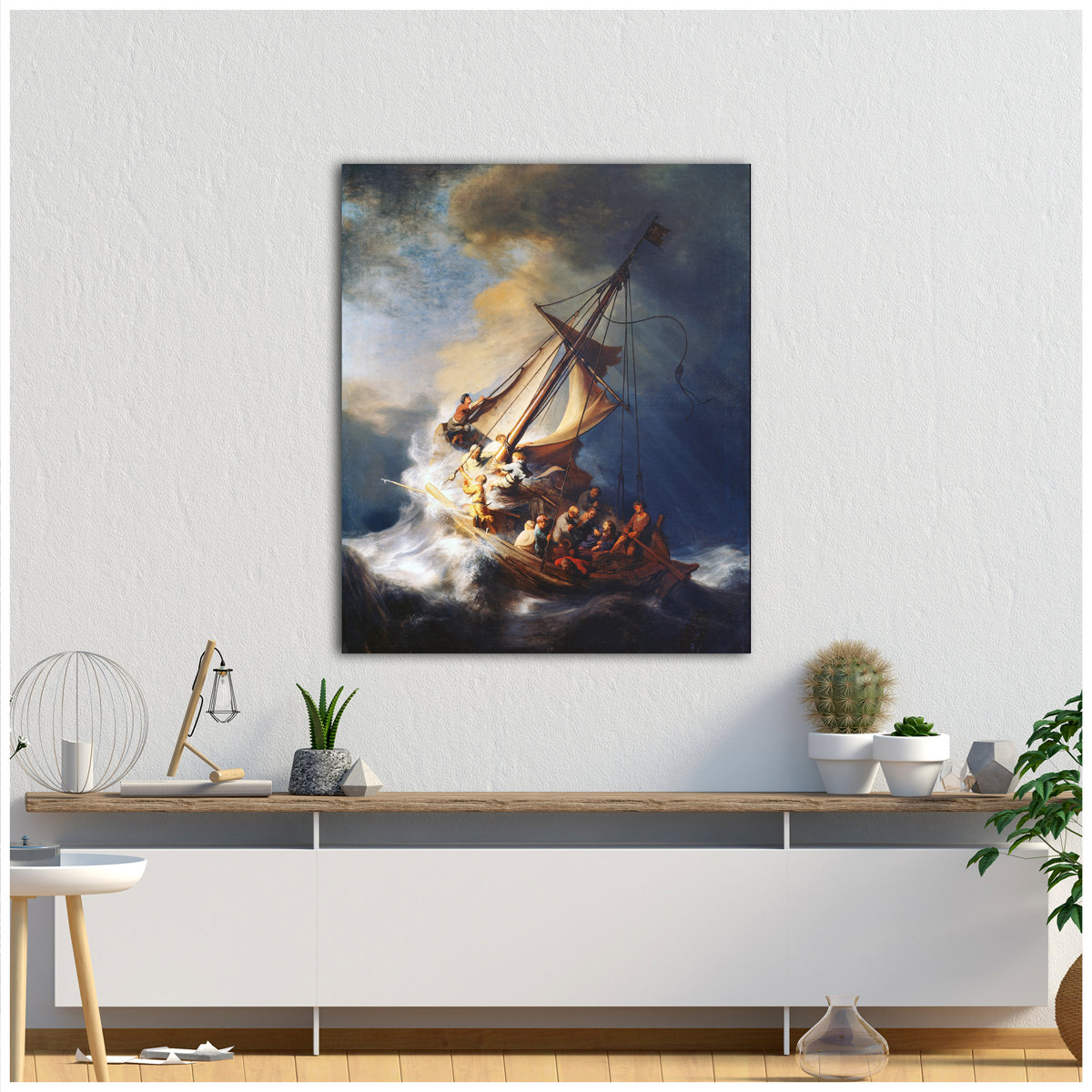 Breakwater Bay The Storm on the Sea of Galilee by Rembrandt van Rijn ...