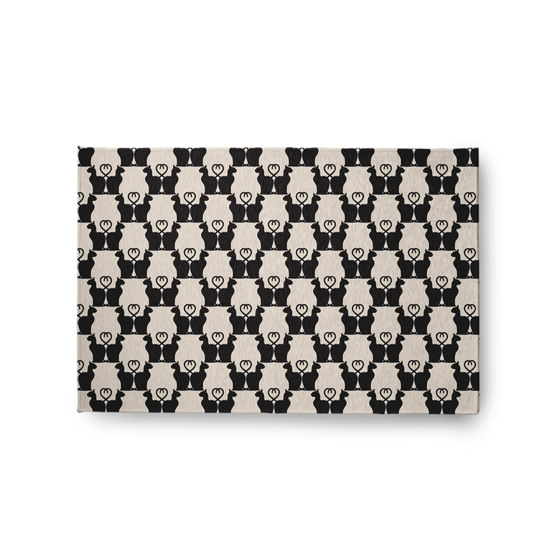 Tapis rectangulaire en chenille tissé à la machine Davontay, Rectangle 2 pi x 3 pi