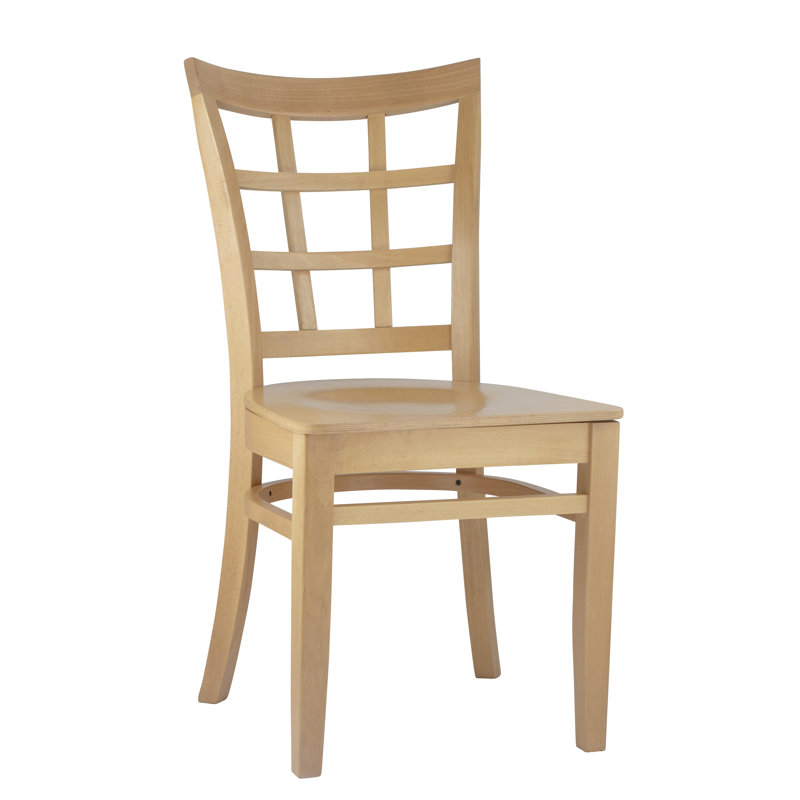 New Bedford 18'' H Solid Wood Side Chair, Natural